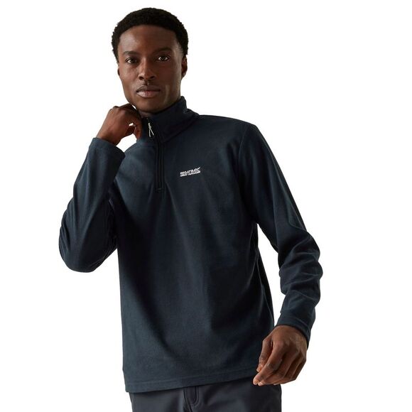 Regatta Great Outdoors Mens Thompson Half Zip Fleece Top / Navy - Picture 4 of 5